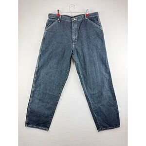 Wrangler Mens Carpenter Jeans Dark Wash Denim Tech Pocket 38x32 94LSWQW